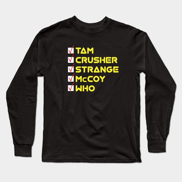 Pick Your (Fandom) Doctor Long Sleeve T-Shirt by Catlore